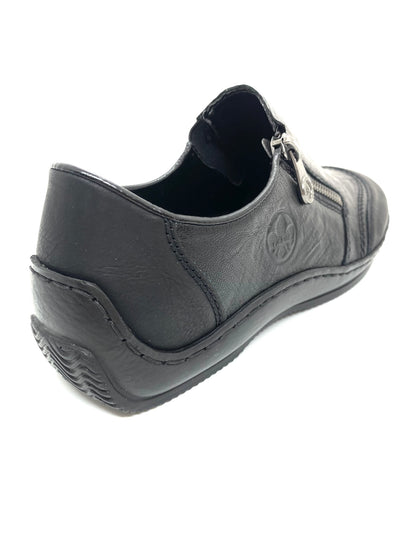Rieker Ladies Zip Sided Shoe