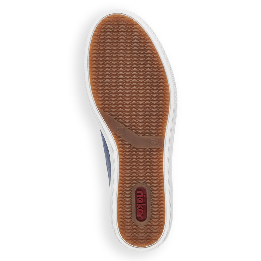 Rieker Ladies Zip Lace Up Sneaker
