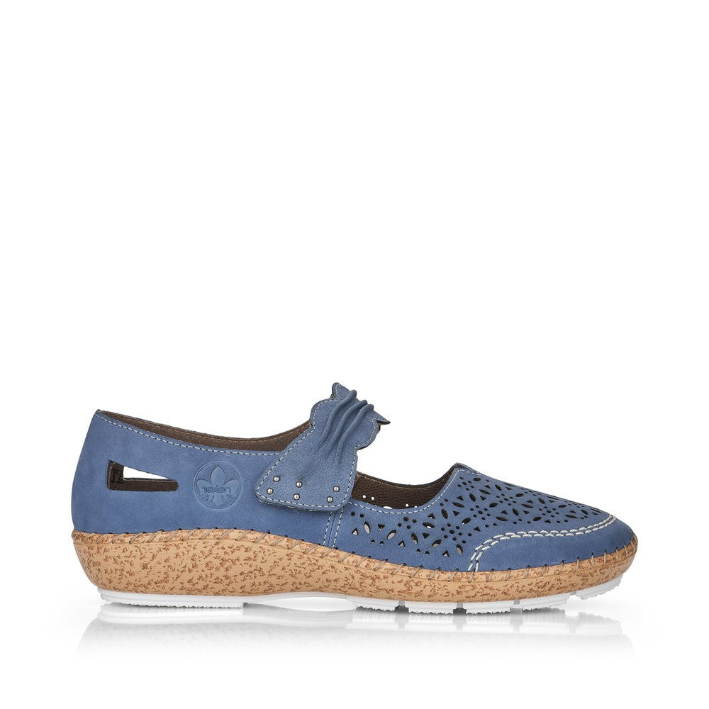 Rieker Ladies Mary Jane Velcro Shoe