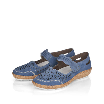 Rieker Ladies Mary Jane Velcro Shoe