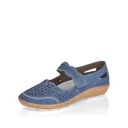 Rieker Ladies Mary Jane Velcro Shoe