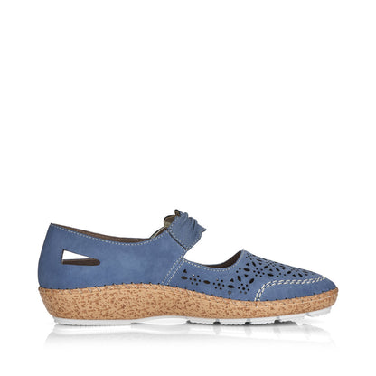 Rieker Ladies Mary Jane Velcro Shoe