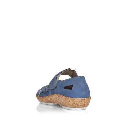 Rieker Ladies Mary Jane Velcro Shoe