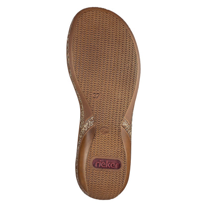 Rieker Ladies Buckle Trim Sandal