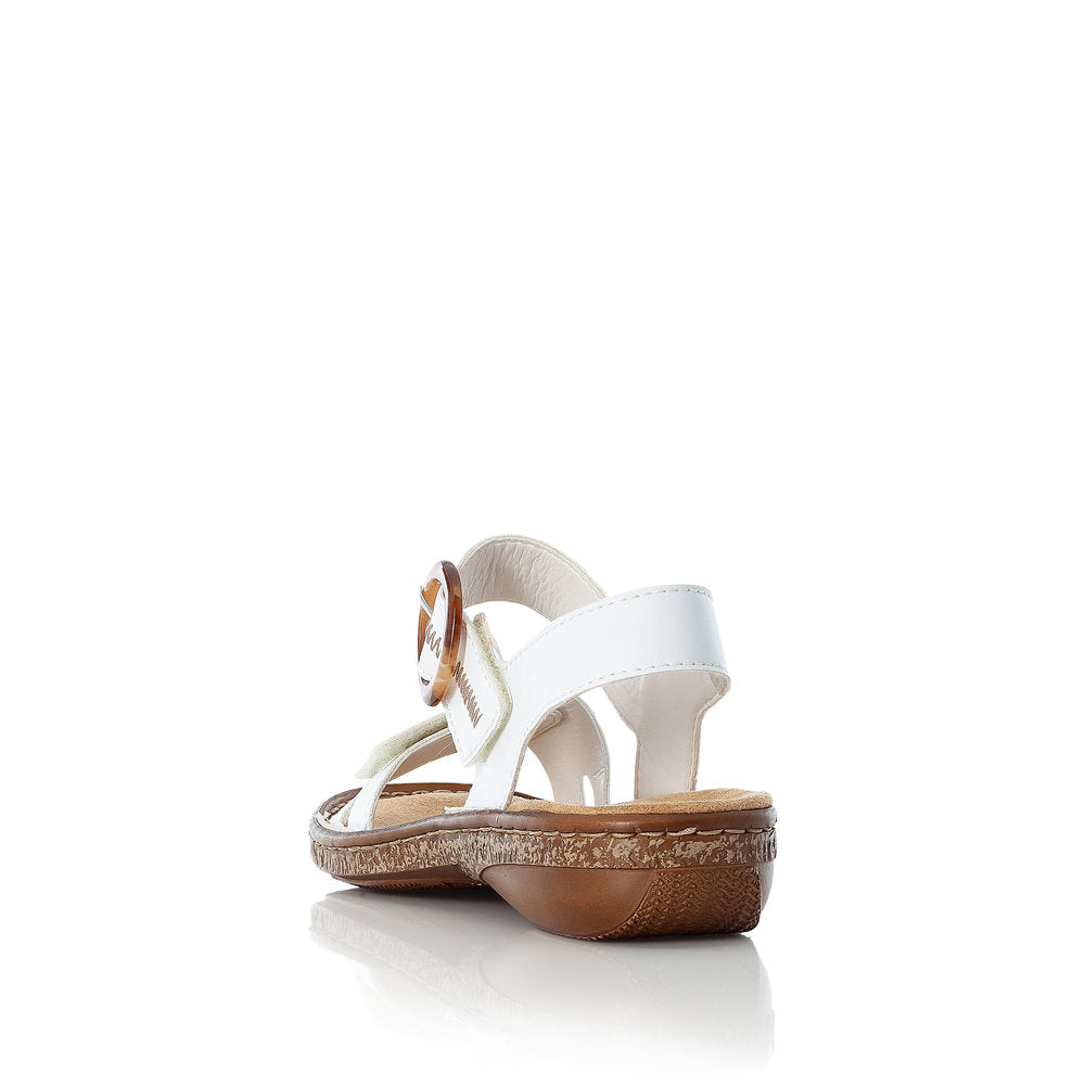 Rieker Ladies Buckle Trim Sandal