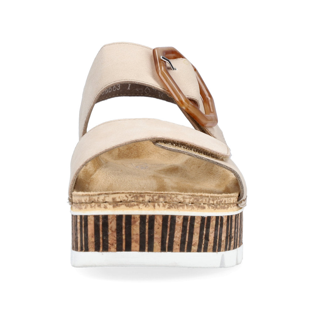 Rieker Ladies Cork Trim Sandal