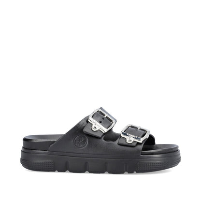 Rieker Ladies EVA Buckle Trim Slip On Sandal