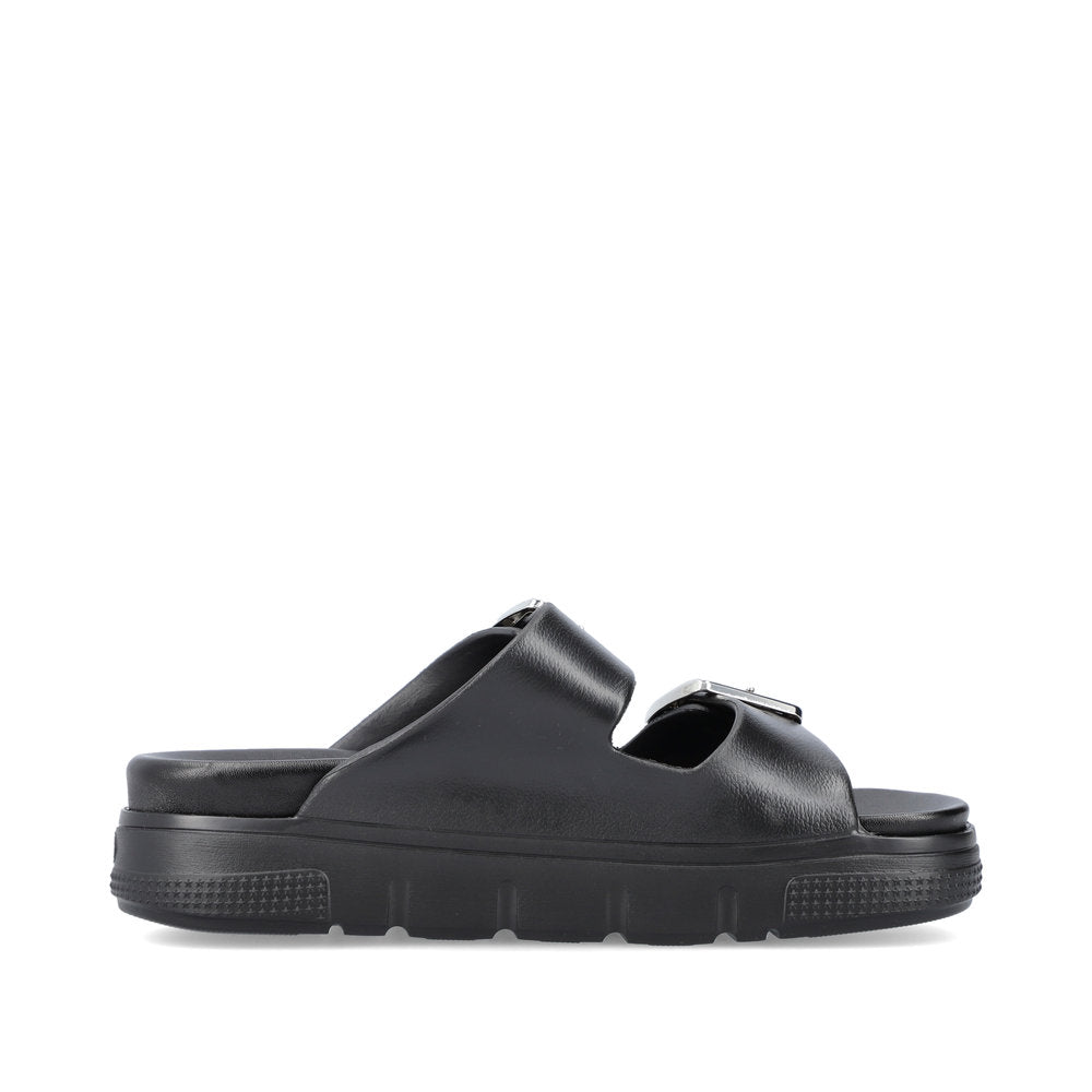 Rieker Ladies EVA Buckle Trim Slip On Sandal