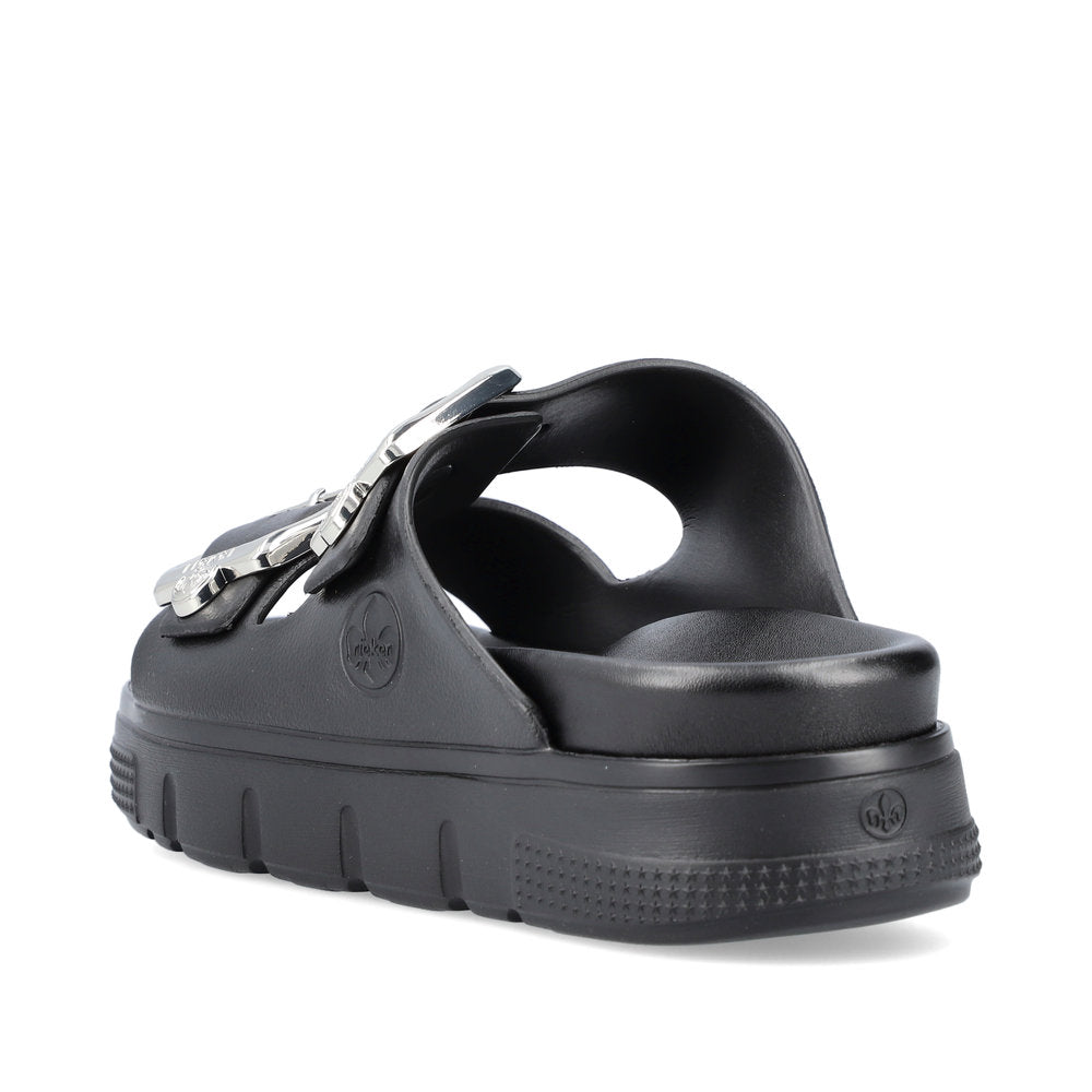 Rieker Ladies EVA Buckle Trim Slip On Sandal
