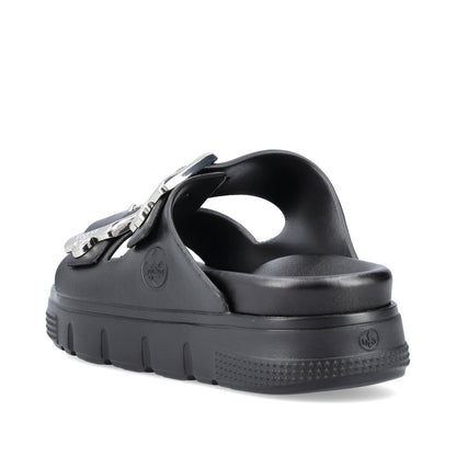 Rieker Ladies EVA Buckle Trim Slip On Sandal