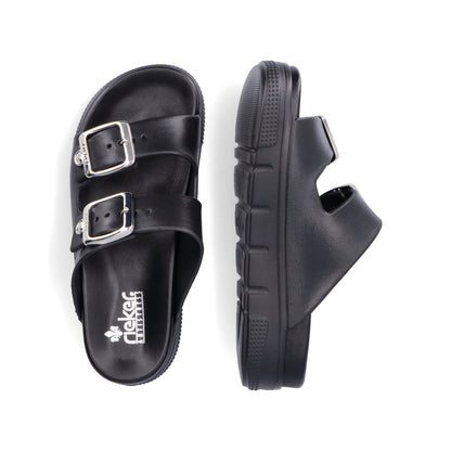 Rieker Ladies EVA Buckle Trim Slip On Sandal