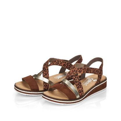 Rieker Ladies Cross Strap Sandal