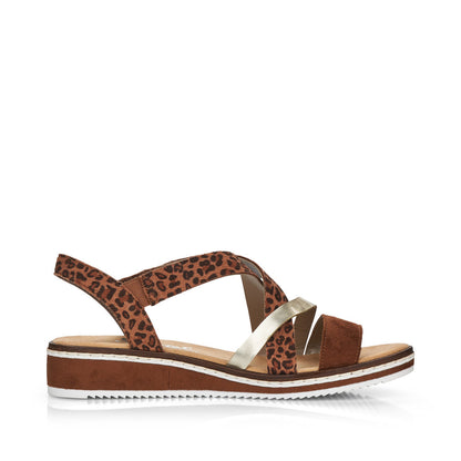 Rieker Ladies Cross Strap Sandal