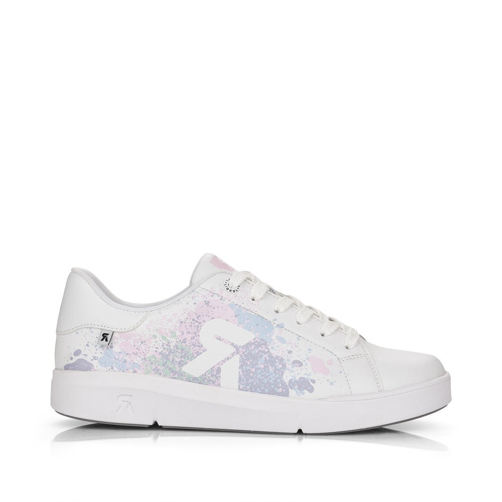 Rieker Ladies Flat Sole Lace Up Sneaker