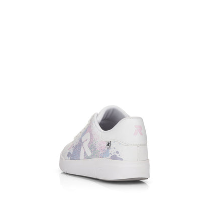 Rieker Ladies Flat Sole Lace Up Sneaker
