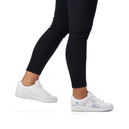Rieker Ladies Flat Sole Lace Up Sneaker