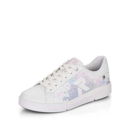 Rieker Ladies Flat Sole Lace Up Sneaker