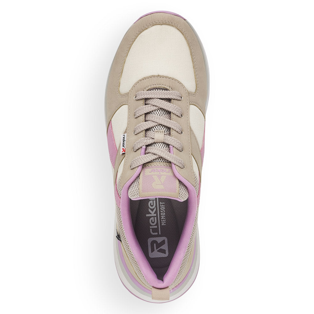 Rieker Ladies Retro Style Lace Sneaker