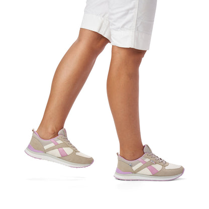 Rieker Ladies Retro Style Lace Sneaker