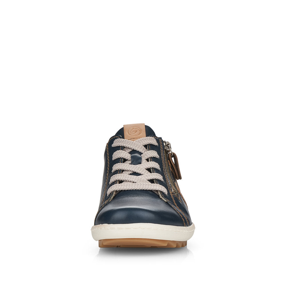 Remonte Ladies Zip Trim Lace Sneaker