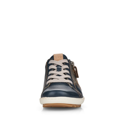 Remonte Ladies Zip Trim Lace Sneaker