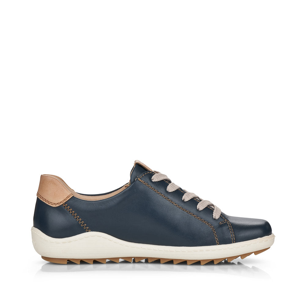 Remonte Ladies Zip Trim Lace Sneaker