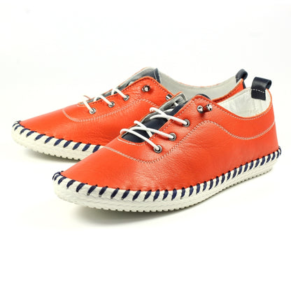 Lunar Sandown Ladies  Leather Casual Sneaker