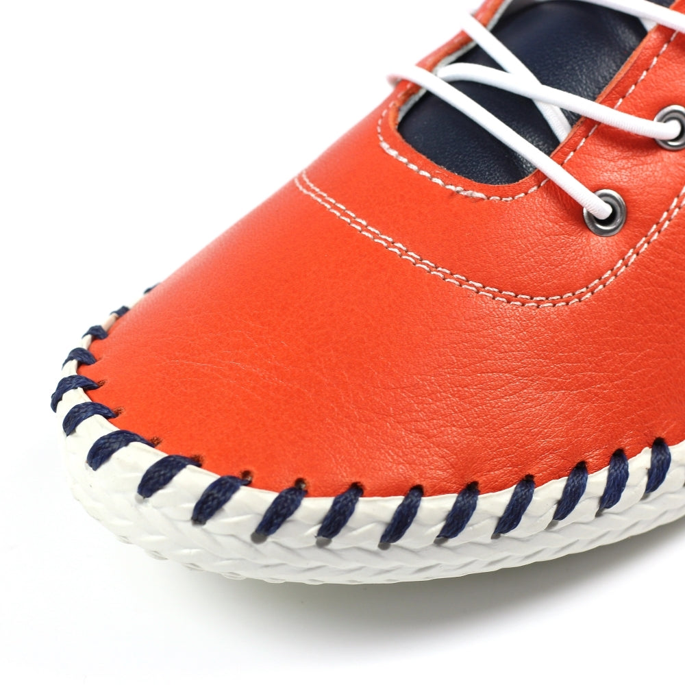 Lunar Sandown Ladies  Leather Casual Sneaker