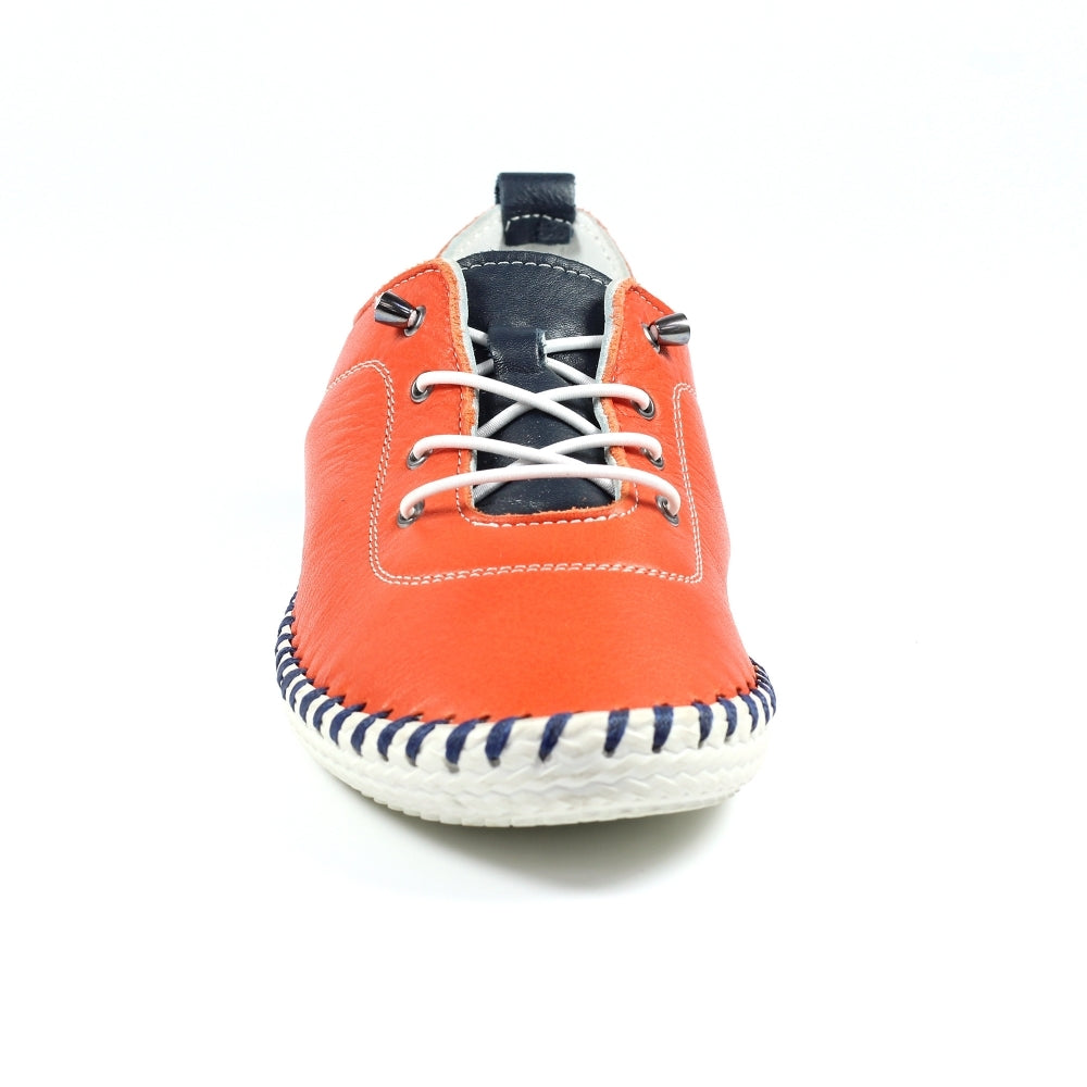 Lunar Sandown Ladies  Leather Casual Sneaker