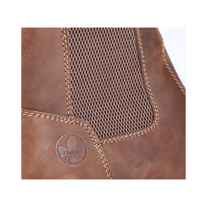 Rieker Men's Waxy Nubuck Elastic Sided Chelsea Boot