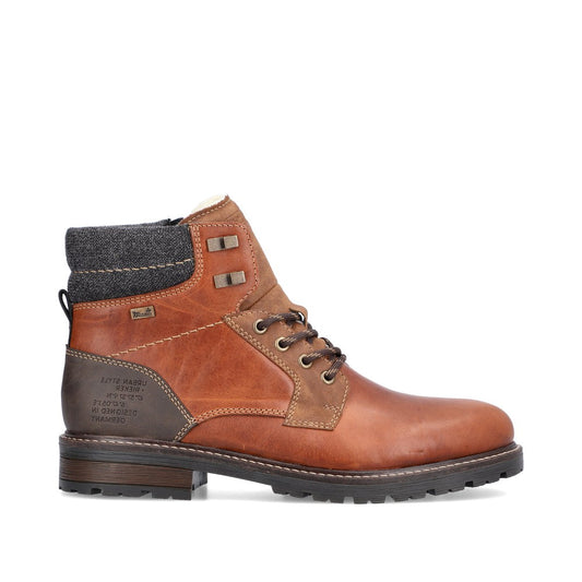 Rieker Men's Lace Up Ankle Boot