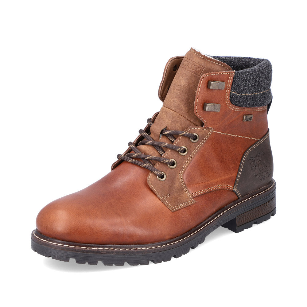Rieker Men's Lace Up Ankle Boot