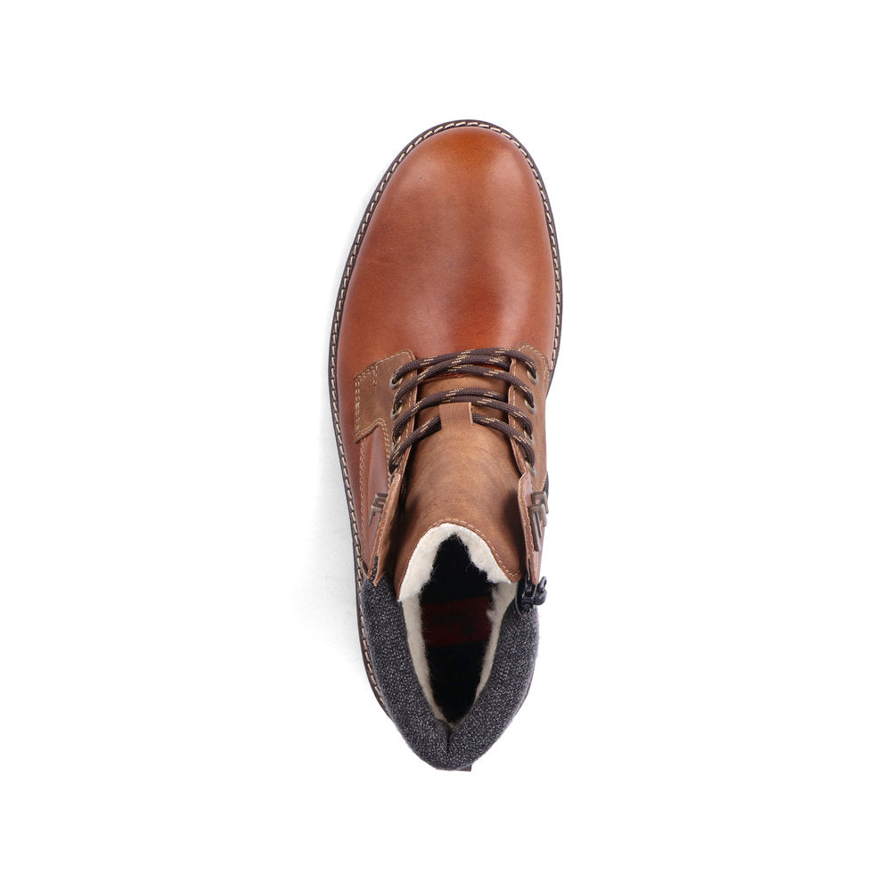 Rieker Men's Lace Up Ankle Boot