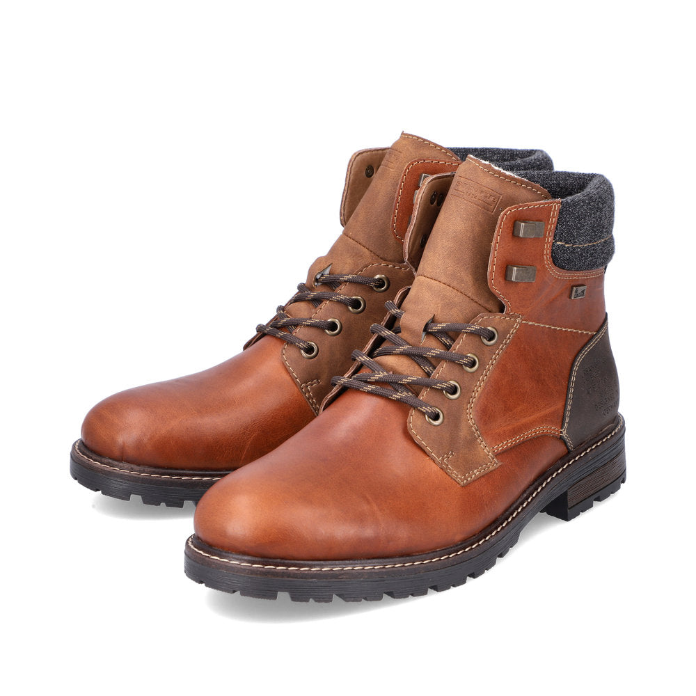 Rieker Men's Lace Up Ankle Boot