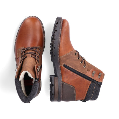 Rieker Men's Lace Up Ankle Boot