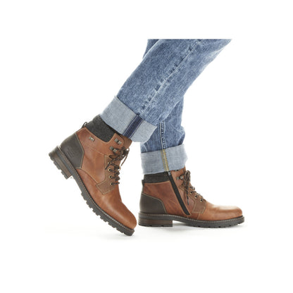 Rieker Men's Lace Up Ankle Boot