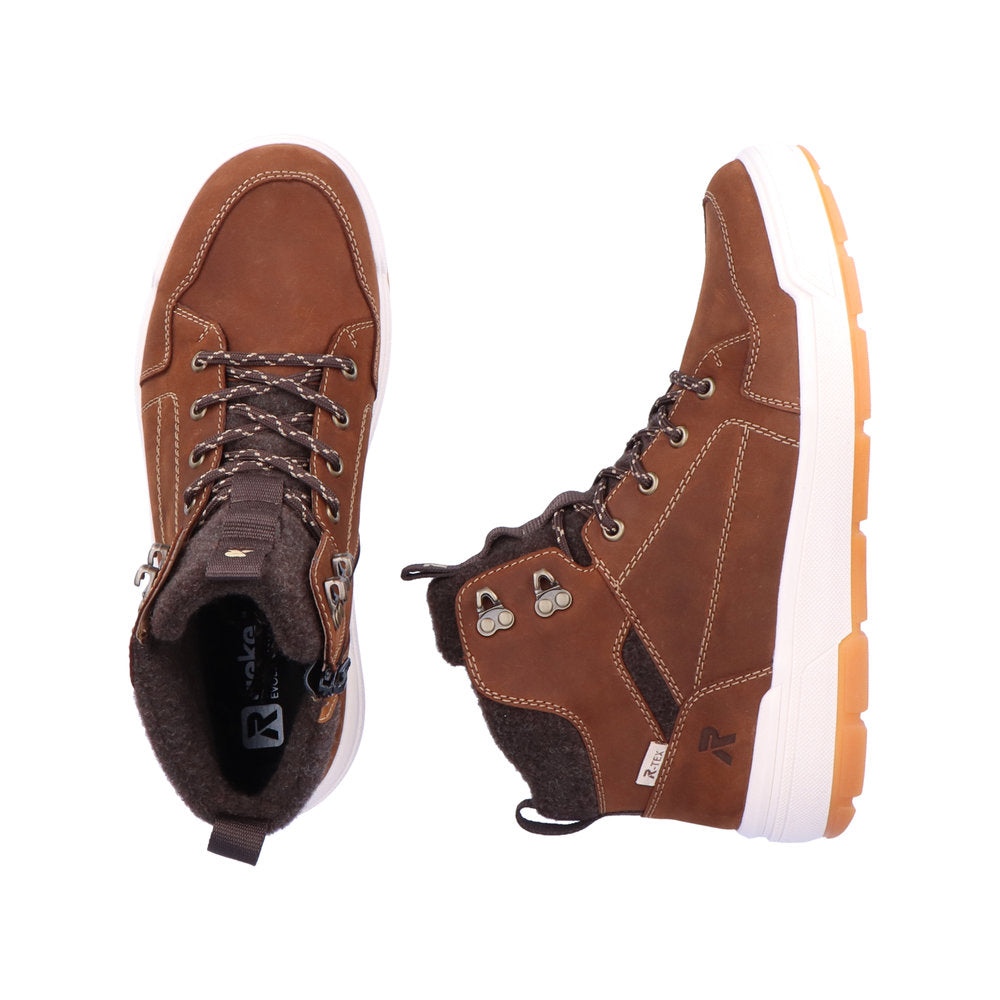 Rieker Evolution Men's Lace Up Tex Lined Boot