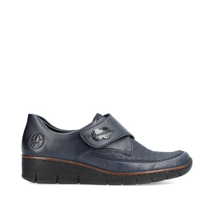 Rieker Ladies Wide Fit Velcro Shoe