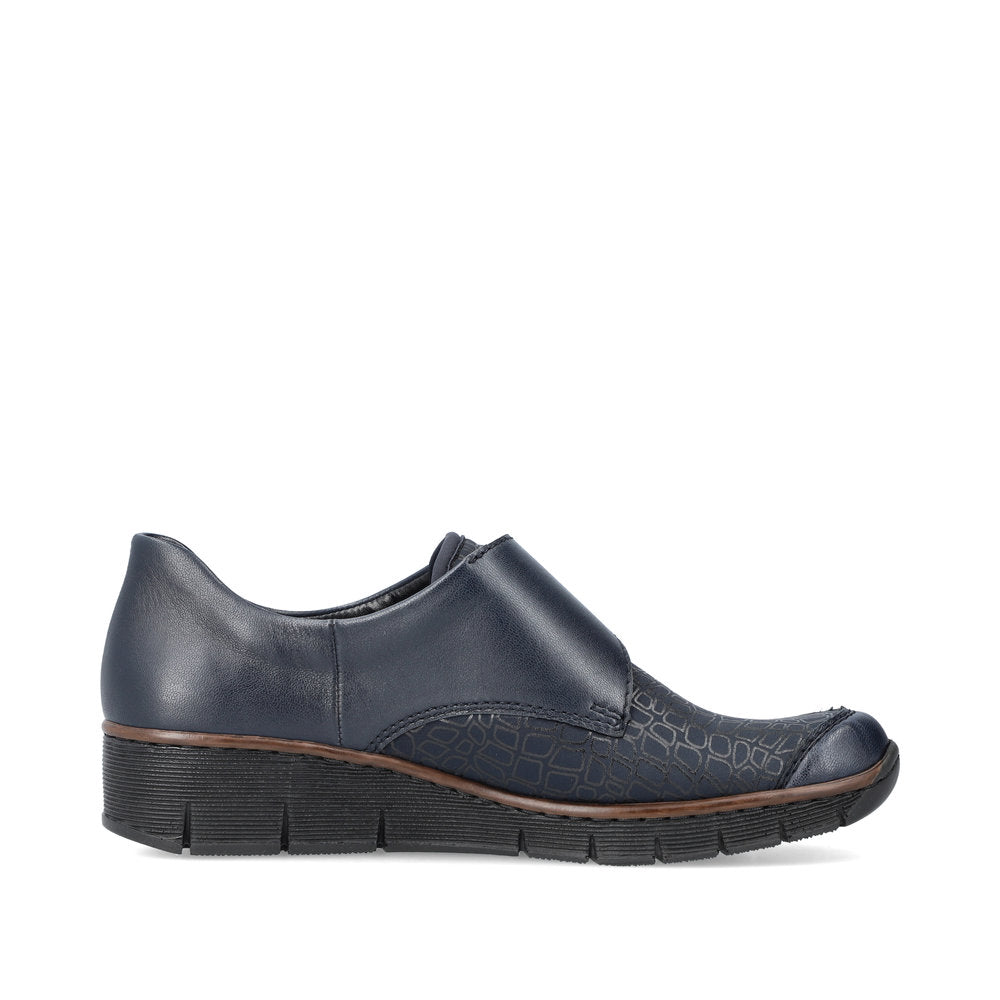 Rieker Ladies Wide Fit Velcro Shoe