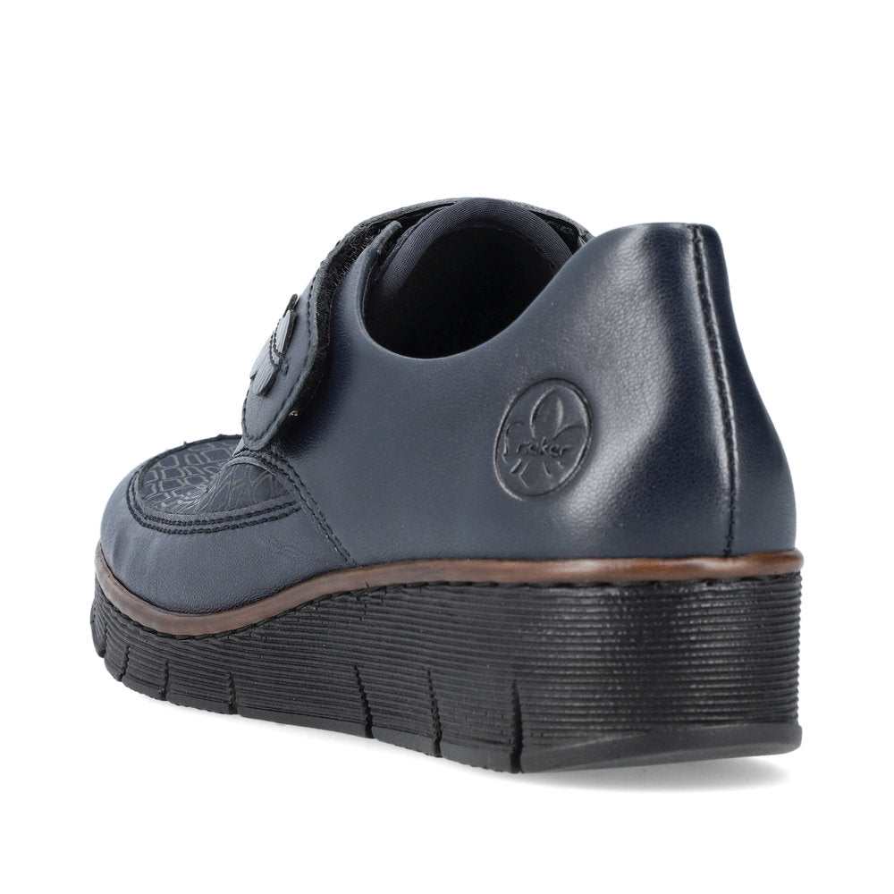 Rieker Ladies Wide Fit Velcro Shoe