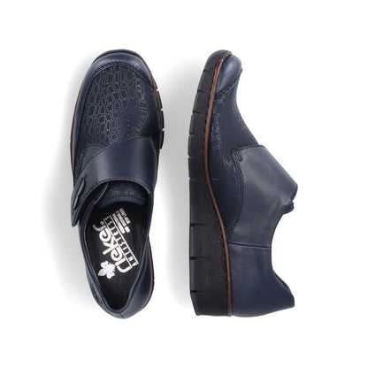 Rieker Ladies Wide Fit Velcro Shoe