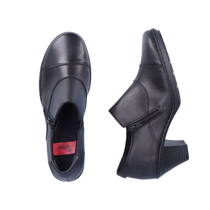 Rieker Ladies Zip Sided Shoe Boot
