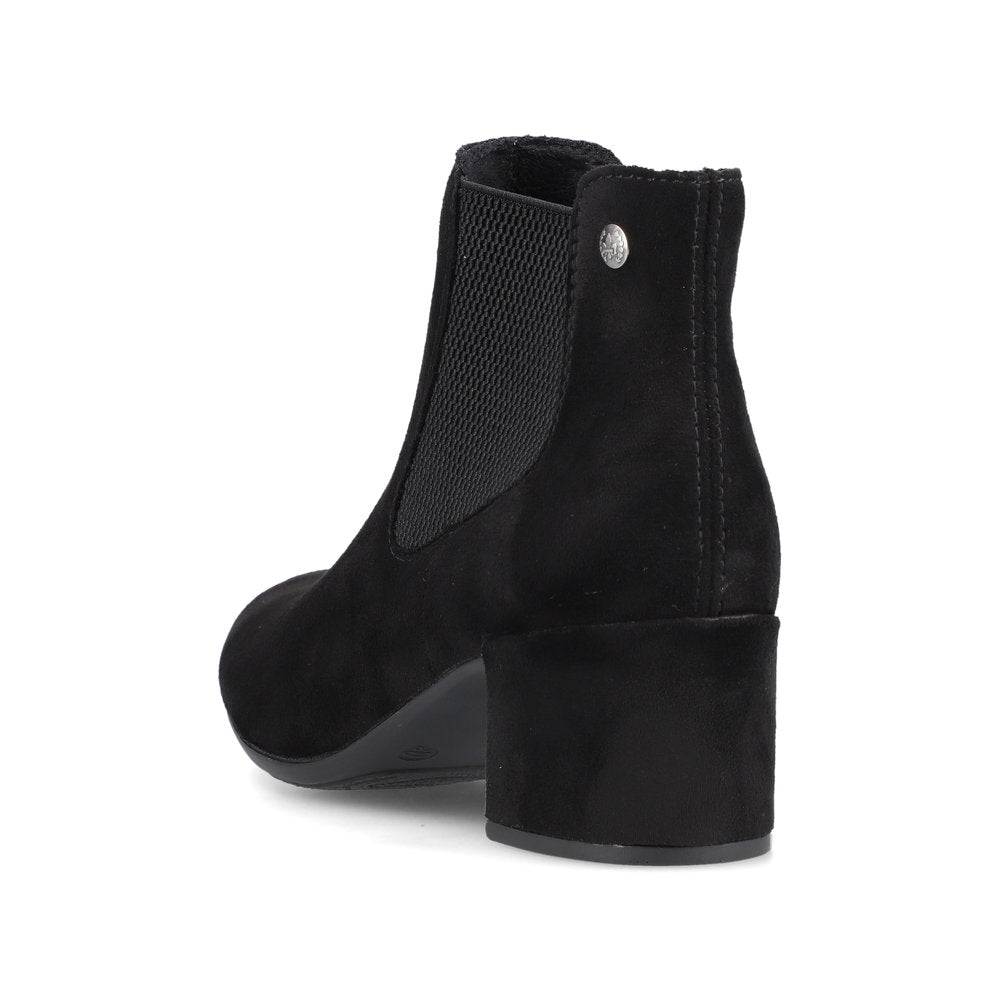 Rieker Ladies Block Heel Microfibre Ankle Boot