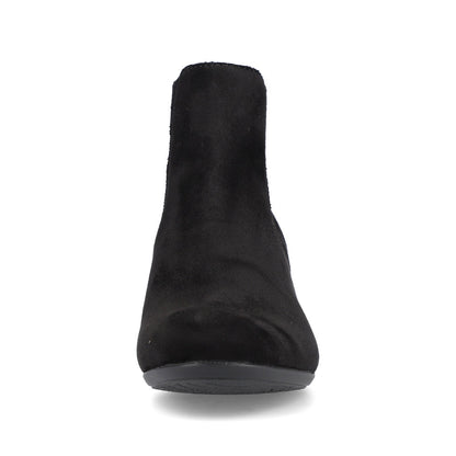 Rieker Ladies Block Heel Microfibre Ankle Boot