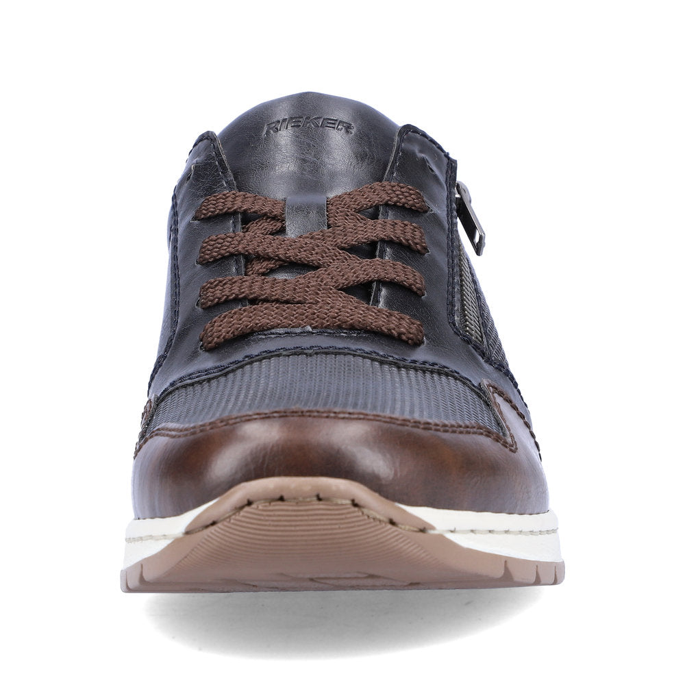 Rieker Men's Zip Sided Lace Up Sneaker