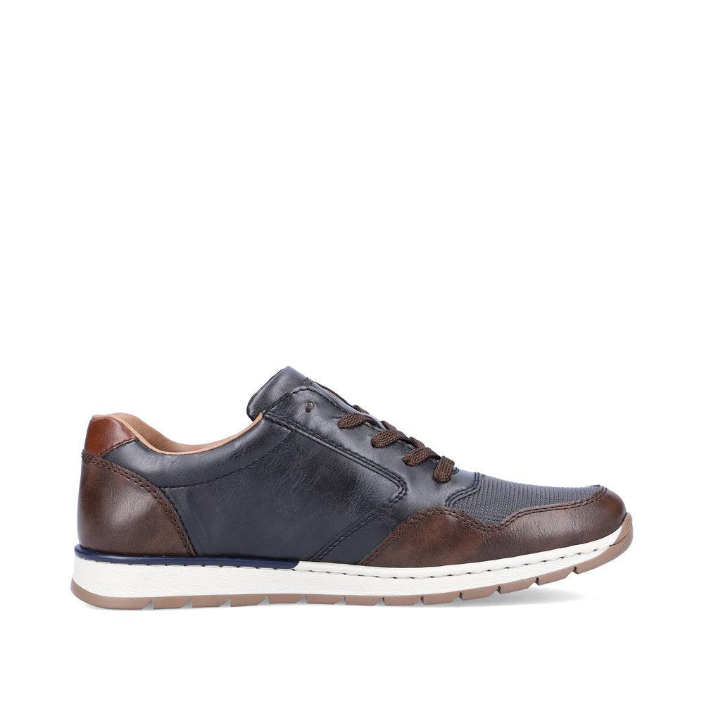 Rieker Men's Zip Sided Lace Up Sneaker