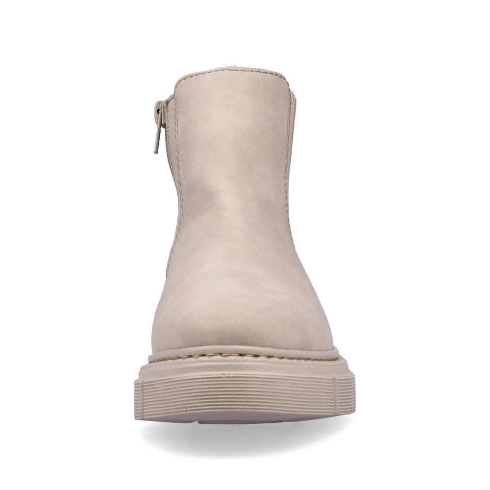 Rieker Ladies Chunky Sole Elastic Sided Ankle Boot