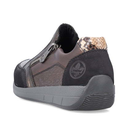 Rieker Ladies Zip Sided Shoe