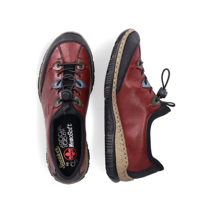 Rieker Ladies Bungie Tie Ladies Sneaker