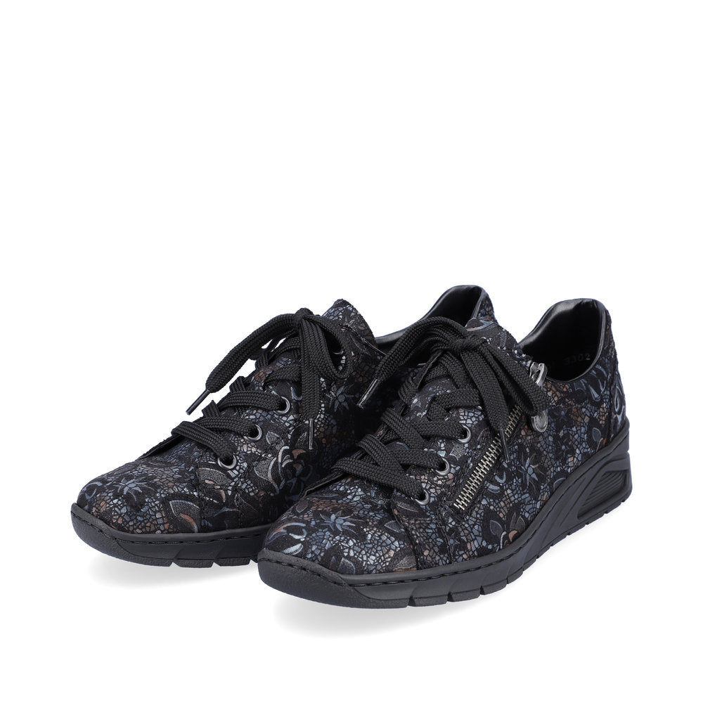 Rieker Ladies Zip Sided Sneaker